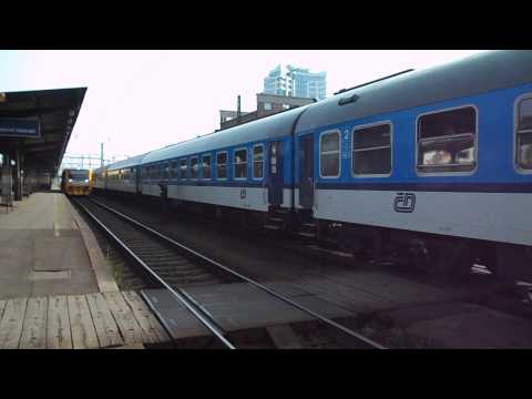 Odjezd vlaku R 708 Galán (ČD 150.202) - Olomouc hl.n., 1. 5. 2013