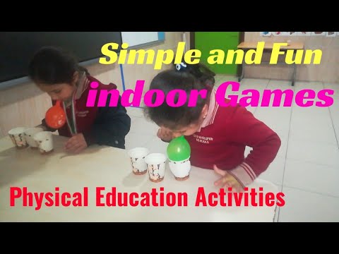Simple and fun indoor games - Physical education activities