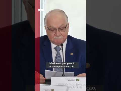 Fachin diz que crise no STF exige resposta “firme, proporcional e rigorosa”