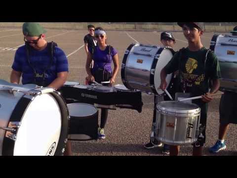 Nikki Rowe Drum Line at Summer Band Camp