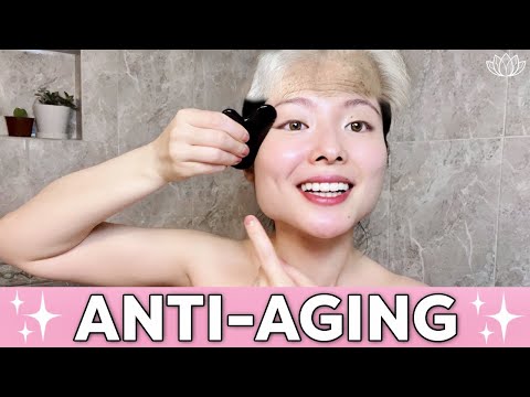 ✨LOOK YOUNGER THAN YOUR AGE✨[2022] Anti-Aging Gua Sha Facial Massage Routine | FOLLOW ALONG ♡Lémore♡