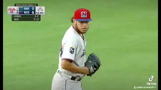 Oscar Rayo en Doble A.#baseball #baseballszn #mlb #beisbol