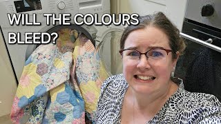 How to Machine Wash Your Quilt | EPP quilt
