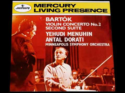 Béla Bartók. Concerto No.2 Yehudi Menuhin