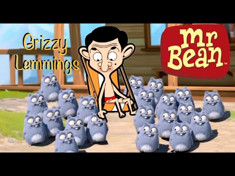 Mr Bean visits Grizzy and Lemmings - Fan made video