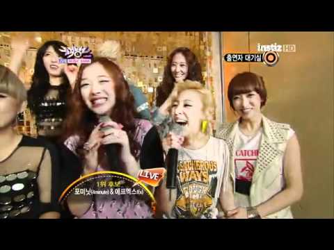 110429 f(x) & 4Minute Backstage