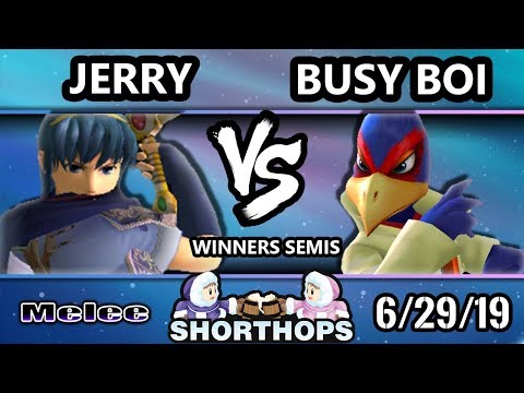 Short Hops 3 - Jerry (Marth, Fox) Vs. Busy Boi (Falco) - Smash Melee Winners Semis