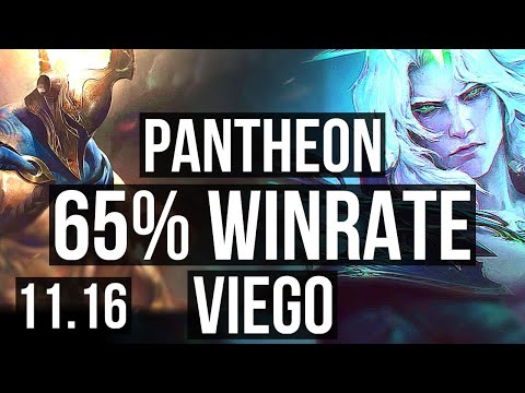 PANTHEON vs VIEGO (MID) | 65% winrate, 6/2/11 | KR Challenger | v11.16