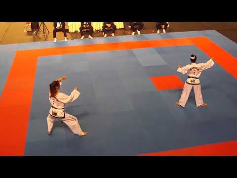 Alina Shchuleva (RUS) v Liubov Spyrydonova (UKR) - Female III Dan Patterns Semi Final