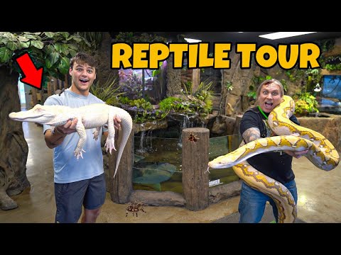 CAGE BY CAGE EXOTIC REPTILE STORE TOUR!! (insane)