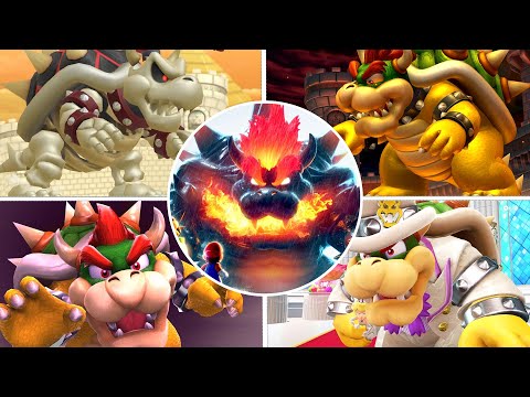 Super Mario VS Bowser All Bosses Collection (No Damage)