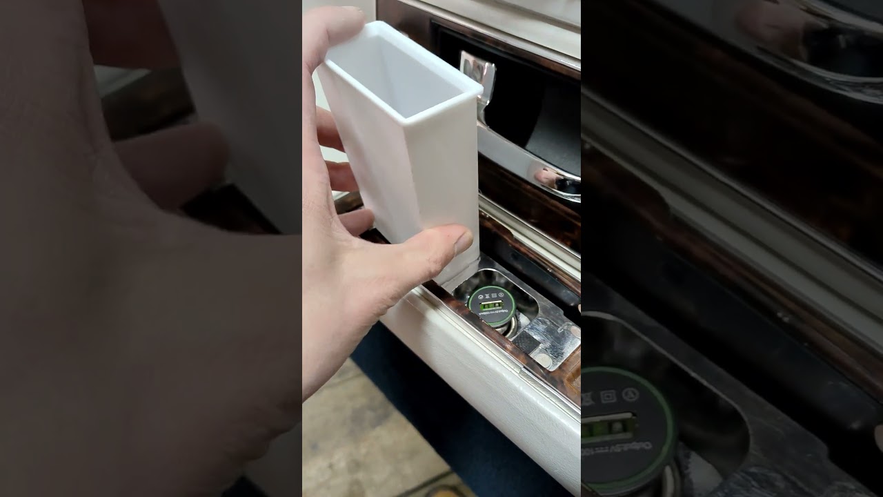 Пепельница Lincoln Town Car 1999-1994 годов, изготовленная на заказ для некурящих, 3D-печать 3D Принт Модель