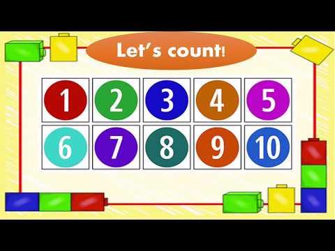 Fruits and numbers vocabulary with language structure