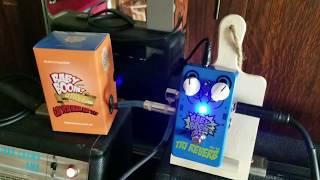 Video thumbnail for Biyang Tri Reverb pedal by Squier Telecaster