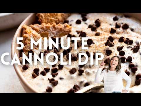 The Cannoli Dip Everyone Will Love - with a Secret Ingredient!