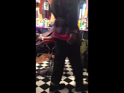 Piff  spitting bars in the barbershop