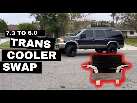 7.3 Powerstroke Transmission Cooler swap