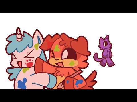 Catnap just wants to be friends with everyone (Poppy playtime smiling critters)