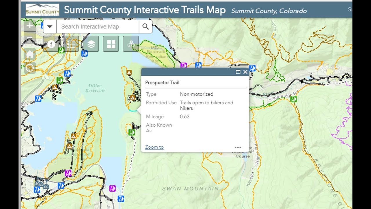 Watch video Summit County Interactive Trails Map Now Summit County Interactive Trails Map