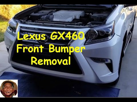 2014-2019 Lexus GX460 front bumper removal