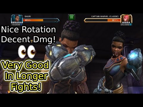 Shuri Is Very Fun To Use! 6 Star Rank 3 Damage Showcase And All Abilities Explained! | MCOC
