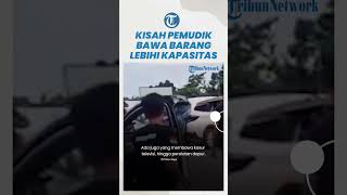 Viral Potret Pemudik Bawa Berbagai Macam Bawaan yang Melebihi Kapasitas, Ada Motor hingga Kasur