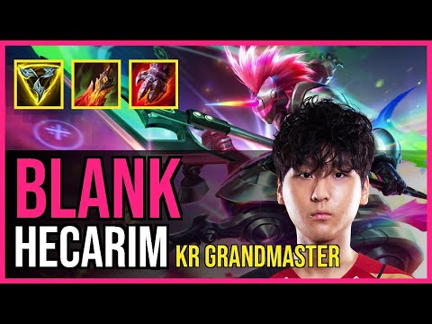 Blank - HECARIM vs. LEE SIN Jungle | KR Grandmaster