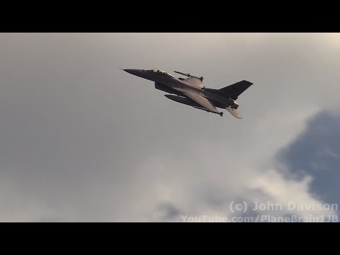 Warren Grove Range (7/19/2022) - F-16 Low Pass
