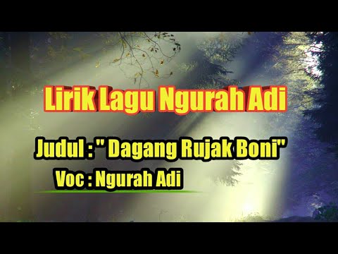 Lirik Lagu Bali (@crukcukkuningofficial4089  )Dagang Rujak Boni salam ajik ngurah adi 🙏🏼