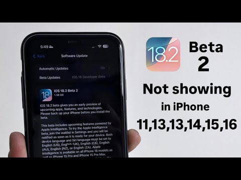 iOS 18.2 Beta 2 Not showing in iPhone ~ How to Fix iOS 18.2 Beta 2 not showing in iPhone