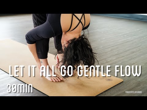 Let it all go full body gentle yoga flow | morning yoga | 30min