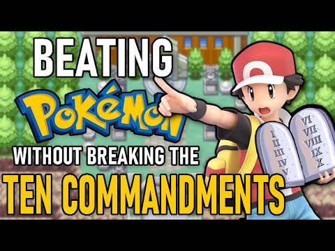 Can you beat Pokemon without breaking the Ten Commandments?
