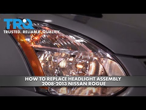 How To Replace Headlight Assembly 2008-2013 Nissan Rogue