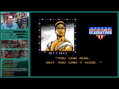 American Gladiators NES   World Record 20:48.934