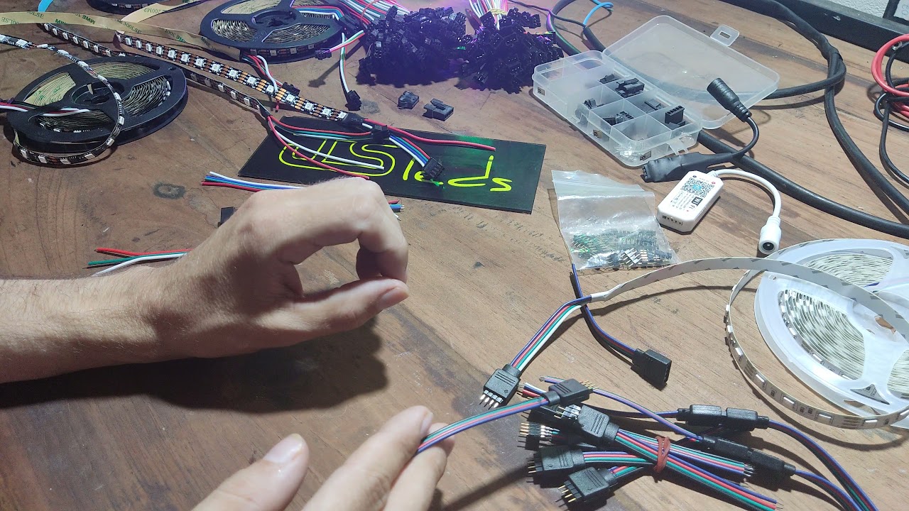 Conector das fitas leds RGB Digital e Analógica