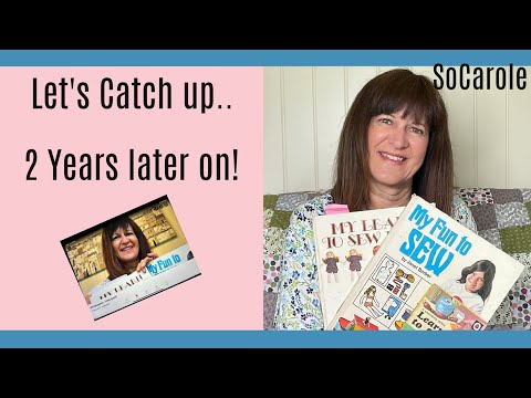Chatty Sewing Vlog and Catch up after 2 years - Let's look at those books!!