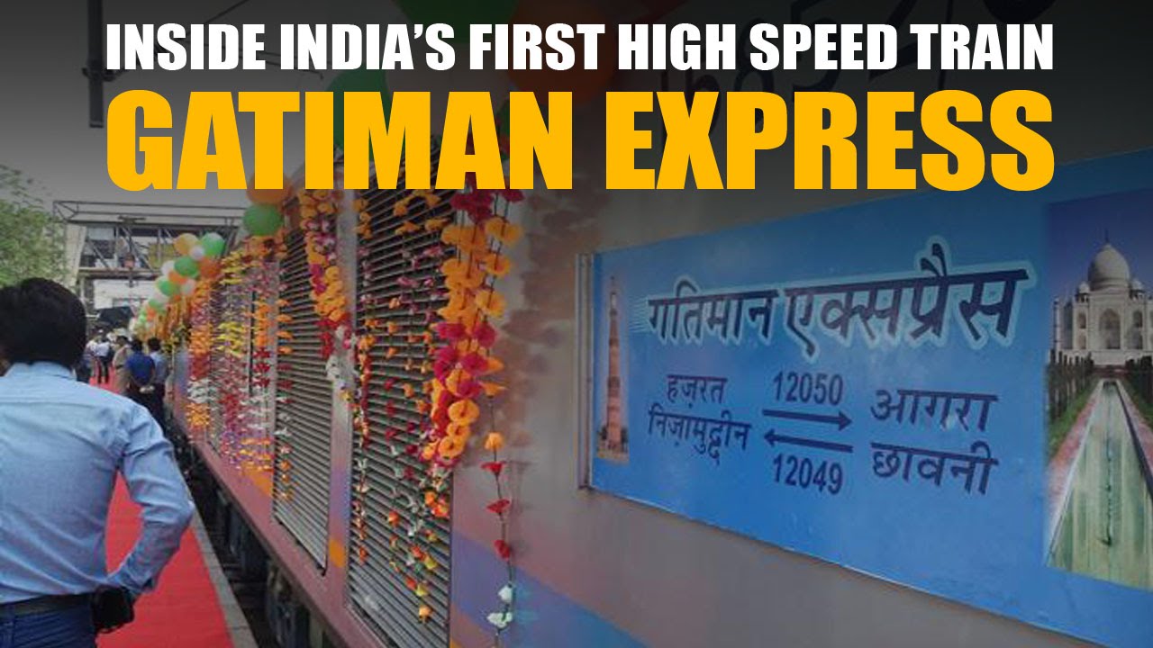Inside India's first high-speed train: Gatiman Express