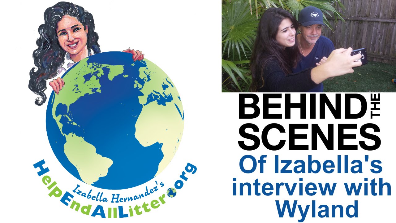 Behind the Scenes of Izabella Hernandez's interview with Wyland