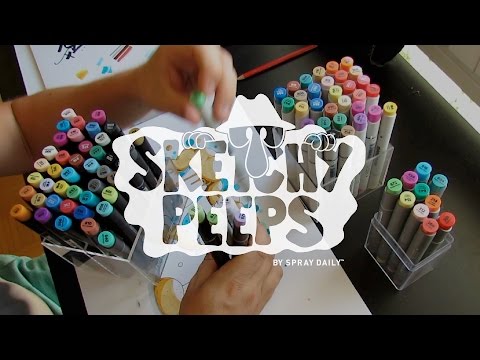 SKETCHY PEEPS 004 - Zeta