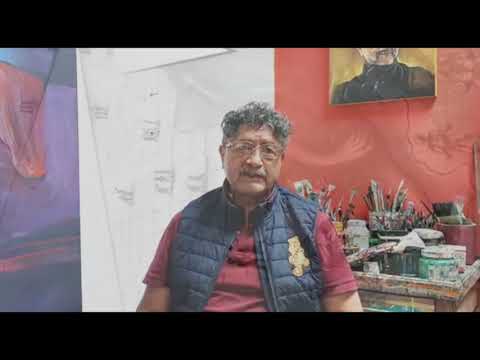 Artista plástico Jorge Chalco