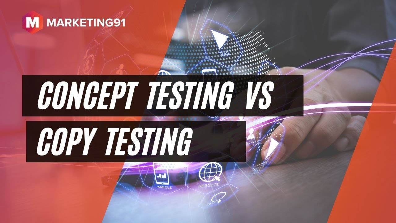 Concept Testing vs Copy Testing with examples (Marketing video 185)