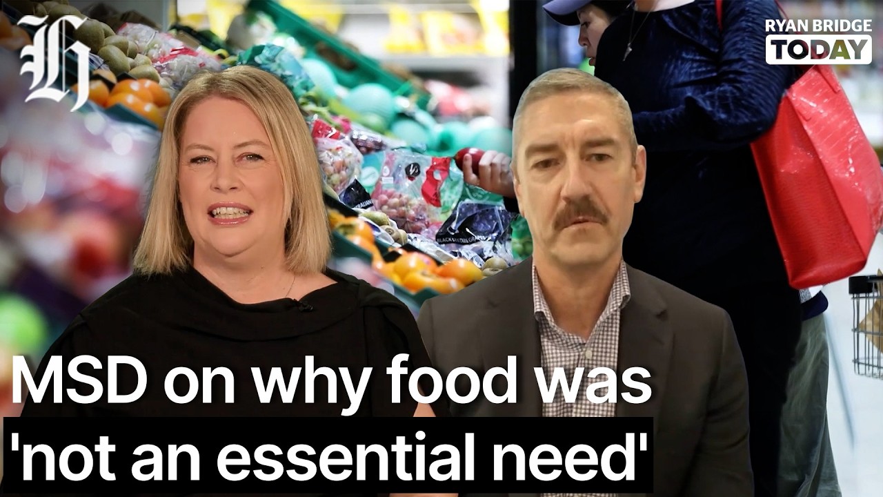 'A record-keeping issue': MSD on why food was 'not an essential need' | Ryan Bridge TODAY