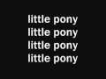 Teenager - Pony (With lyrics) 