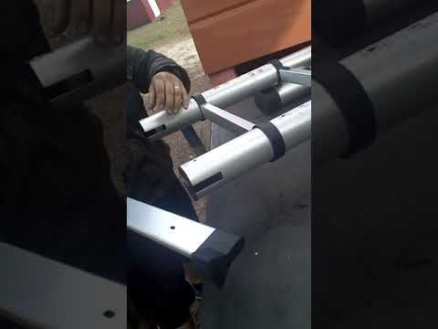 Ladder foot install