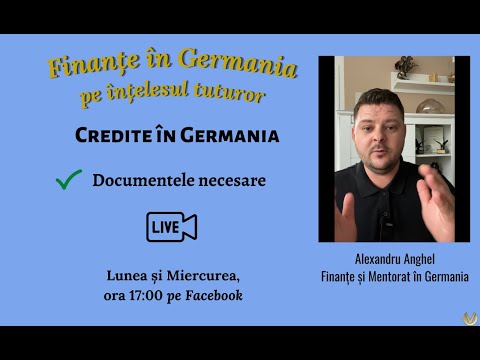 Credite in Germania. Care sunt actele necesare?