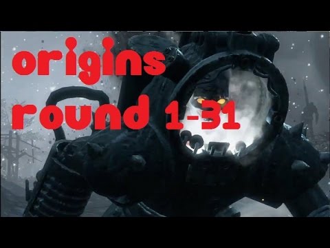 BLACK OPS 2 ZOMBIES: origins round 1-31 + fire and ice staff upgraded