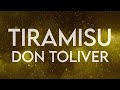 Don Toliver Tiramisu Lyrics