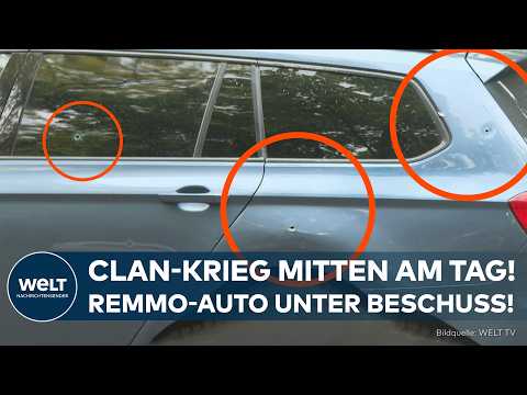 Video Thumbnail: BERLIN UNTER BESCHUSS: Clan-Krieg eskaliert! Schüsse auf Remmo-Auto am helllichten Tag!
