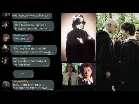 Harry Leaks Draco’s Search History in Group Chat😂 Part 1 | #harrypotter #hogwartsgroupchat #hogwarts