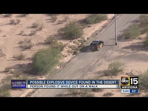 MCSO bomb squad checking out possible explosive device